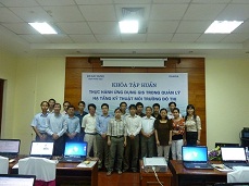 GIS Training on urban technical infrastructure in Ha Noi